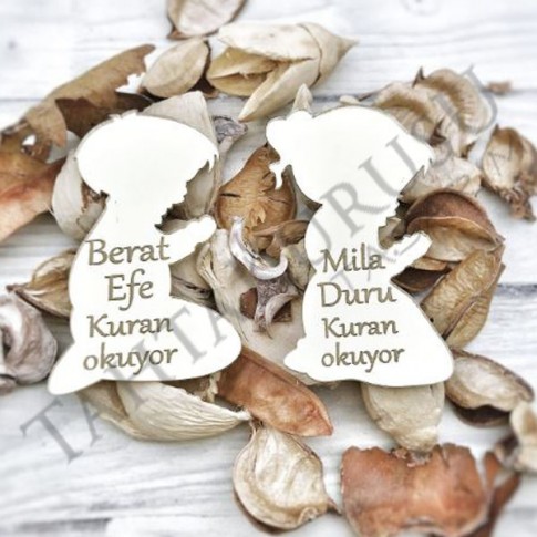 Pleksi ayna lazer kesim kuran okuyorum